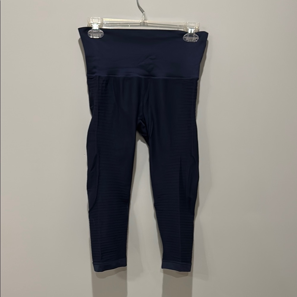 Navy High-Waisted Leggings